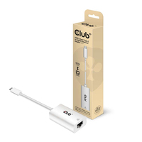 CLUB3D CAC-1519 csatlakozó átlakító USB-C RJ-45 Fehér