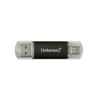 Intenso 3539490 USB flash meghajtó 64 GB USB Type-A / USB Type-C 3.2 Gen 1 (3.1 Gen 1) Antracit