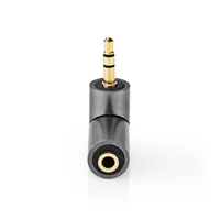 Nedis CATB22975GY cambiador de género para cable 3.5 mm 3,5 mm Oro, Gris, Metálico