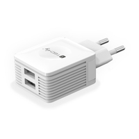 Techly IPW-USB-EC152W mobile device charger White Indoor