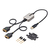StarTech.com 2P1FFC-USB-SERIAL adattatore per inversione del genere dei cavi USB-A 2 x DB-9 RS-232 Nero, Grigio