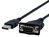 EXSYS EX-13002 cable de serie Negro 1,8 m USB tipo A RS-232