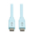 Tripp Lite U040AB-006CS5LB Safe-IT USB-C Cable (M/M), Antibacterial, Ultra Flexible, 240W PD Charging, Light Blue, 6 ft. (1.8 m)