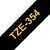 Brother TZE-354 labelprinter-tape Goud op zwart