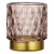 EGLO Bezamby Kerzenständer Glas Braun, Gold