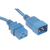 Uniformatic 46161 câble électrique Bleu 1 m Coupleur C19 Coupleur C20