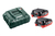 Metabo 685301000 cordless tool battery / charger Battery & charger set
