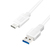 LogiLink CU0177 câble USB 3 m USB 3.2 Gen 2 (3.1 Gen 2) USB A USB C Blanc