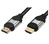 M-Cab 6060021 HDMI kabel 1 m HDMI Type A (Standaard) Zilver, Zwart