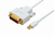 Microconnect MDPDVI1 adapter kablowy 1 m Mini DisplayPort DVI-D Biały