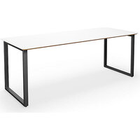 Table polyvalente DUO-O Trend, plateau droit, coins arrondis