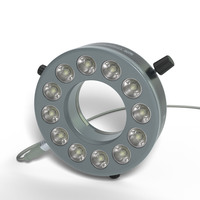 Artikelbild - LED-Ringlicht RL12-24V, 90 mm - 180 mm (optimal ca. 140 mm), grün (528 nm)