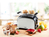 Toaster aus rostfreiem Edelstahl mit Brötchenaufsatz, 4 Funktionen & 7 Stufen