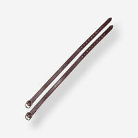 500 Horse Riding Leather Spur Straps - Brown -