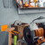 Relaxdays Wandhaken, Aufbewahrung von Gartengeräten & Werkzeug, belastbar, Länge: 24 cm, Gerätehalter, Stahl, orange