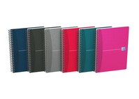 Oxford Essentials Notebook A5 Soft Card Wirebound 180 Pages SCRIBZEE Compatible Assorted Colours Pack 5 100103741