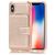NALIA Wallet Cover compatible with iPhone XS Max Case, Protective Hardcase with Mirror & Card Slots & Magnetic Closure, Shiny PU Leather Bumper Shockproof Mobile Phone Back Prot...
