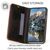 NALIA Echt-Holz Flipcase für iPhone 13, Natur Holzhülle mit Standfunktion & Kartenfach, Rundum Handyhülle - Walnuss