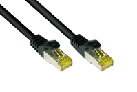 kabelmeister® RJ45 Patchkabel mit Cat. 7 Rohkabel und Rastnasenschutz (RNS®), S/FTP, PiMF, halogenfr