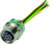 Sensor-Aktor Kabel, M12-Flanschbuchse, gerade auf offenes Ende, 8-polig, 0.5 m,