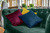 2-Sitzer Sofa Chesterfield Samtstoff inkl. Füßen; 167x97x72.5 cm (BxTxH); Sitz