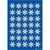Sticker Sterne 6-zackig, silber Ø 16 mm