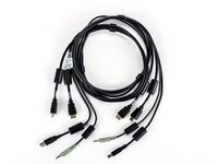 CABLE ASSY, 2-HDMI/1-USB/ 1-AUDIO, 10FT (SC940H) KVM Kabel