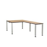 Desk, interlinked, square/rectangular tube foot