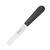 Hygiplas Straight Blade Palette Knife in Black Stainless Steel - Stamped - 10cm