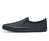 Shoes for Crews Men's Leather Slip on Shoes with Removable Insole in Black - 46