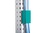 Kabelhalter für eine saubere Kabelführung entlang der Aufbausäule, in Wasserblau RAL 5021 | LMK1610.5021
