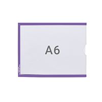 Lot de 5 PRODOC A6 violet adhésif