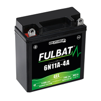 Batterie(s) Batterie moto Gel 6N11A-4 6V 11Ah