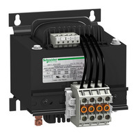 Sicherheits- u. Trenntransformator, E: 230/400 VAC, A: 2x 24 VAC, 1,6 kVA
