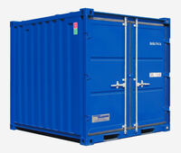 Lagercontainer LC 8', Enzianblau