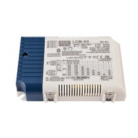 Meanwell LED-Netzgerät DIM MULTI CC LCM-60BLE / Casambi + Push, 60W, IP20, stromkonstant, weiß