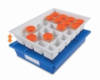 Laboratory trays with insert DROPLET™ PS