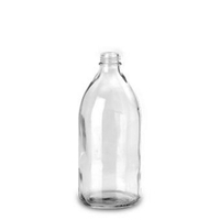 Butle wąska szyja szkło sodowe-wapniowe przezroczyste Pojemność nominalna 500 ml