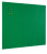 Bi-Office Unframed Green Felt Notice Board 180x120cm left view