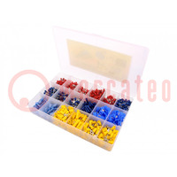 Kit: connectors; insulated; 1000pcs.