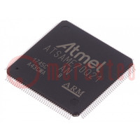 IC: mikrokontroler ARM; LQFP144; 1,7÷3,6VDC; ATSAME7; tacka