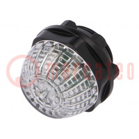 Control lamp; 22mm; 14; -25÷55°C; Illumin: LED; 24V; Ø22.5mm; 24VAC