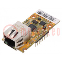 Module: Ethernet; Comp: W5500; 1.1; 3.3VDC; SPI; 2.54mm