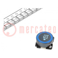 Inductance: ferrite; SMD; 150uH; 0,81A; 420mΩ; ±20%; SLF