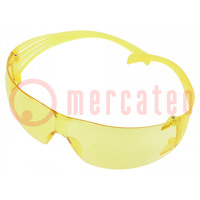 Okulary ochronne; Soczewka: żółta; Klasa: 1; SecureFit™ 200
