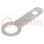 Tip: solder lug ring; 0.5mm; M4; Ø: 4.32mm; soldering; screw; brass