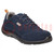 Shoes; Size: 41; navy blue; polyester,suede split leather