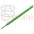 Wire; HELUTHERM® 145; 1x1mm2; stranded; Cu; PO; green; -55÷145°C