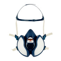Atemschutzmaske nach EN 405, 3M Halbmaske, Schutzstufe FFA2P3D