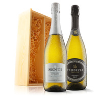 Luxury Prosecco Duo in Wooden Gift Box
